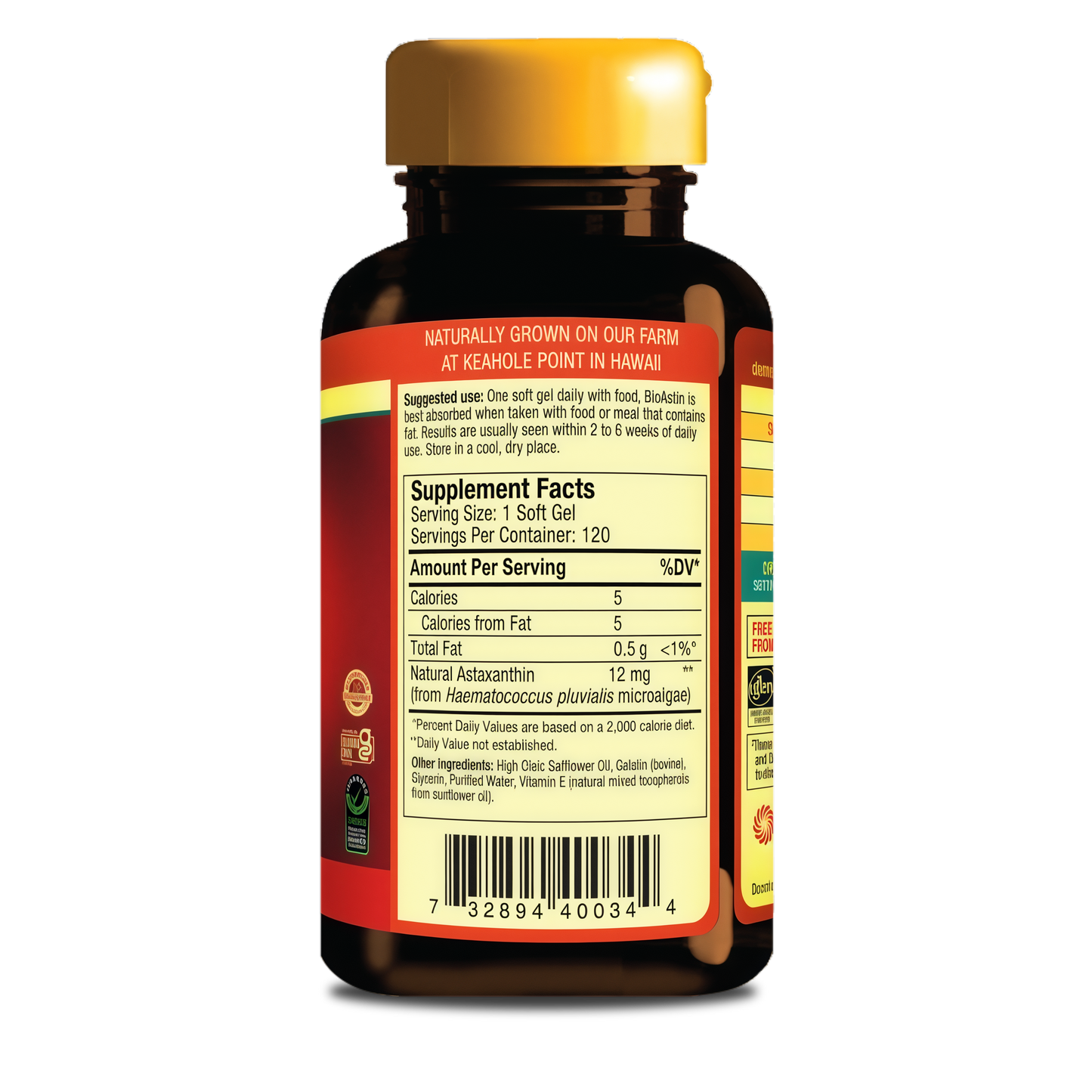 Nutrex Hawaii Bioastin Hawaiin Astaxanthin 12mg - 120 Count